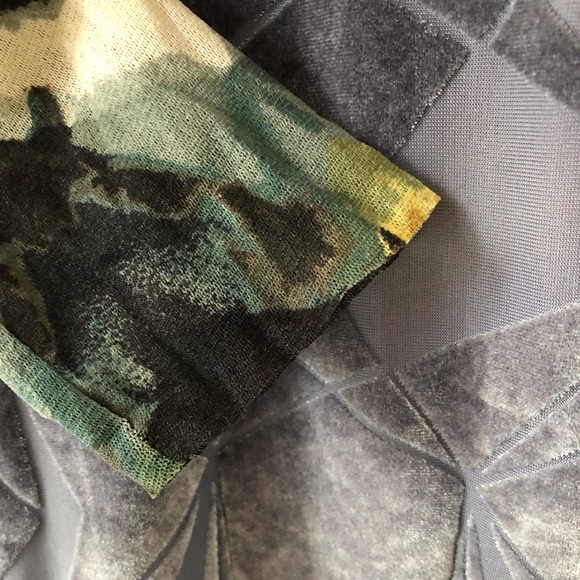 Petite Pois by Viviana G Mesh Sleeve Top - Picture 6 of 6